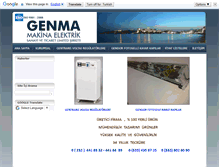 Tablet Screenshot of genma.com.tr